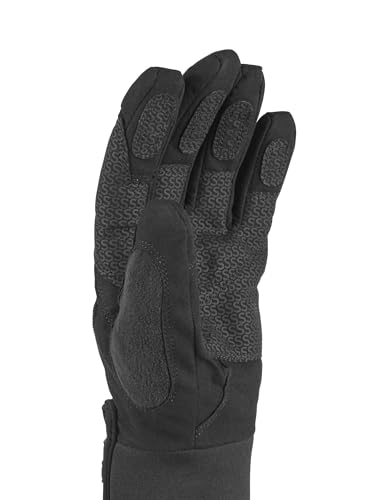 SEALSKINZ | Harling | Unisex Waterproof All Weather Gloves | For Cycling, Outdoor Work | Touch Screen Compatiable | Suede & Merino Wool