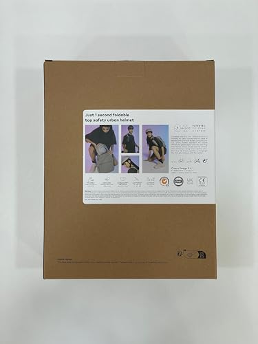 CLOSCA. Foldable helmet. The bike helmet for women and men. Certificate for bicycle, scooter, electric bicycle, inline skates and skateboards.