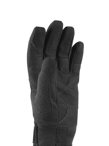 SEALSKINZ | Harling | Unisex Waterproof All Weather Gloves | For Cycling, Outdoor Work | Touch Screen Compatiable | Suede & Merino Wool