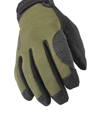 SEALSKINZ | Harling | Unisex Waterproof All Weather Gloves | For Cycling, Outdoor Work | Touch Screen Compatiable | Suede & Merino Wool