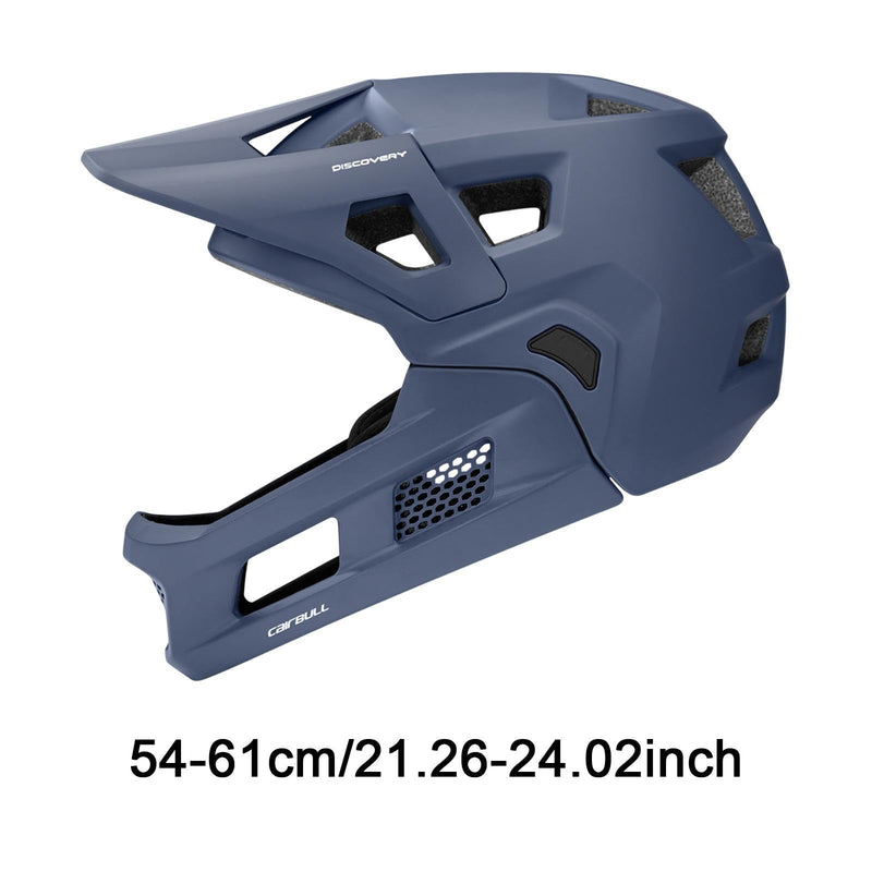 Baoblaze Mountain Bike Helmet Bicycle Helmet for Adults Lightweight with Detachable Chin Pad Gear Breathable Full Face Cycling Helmet
