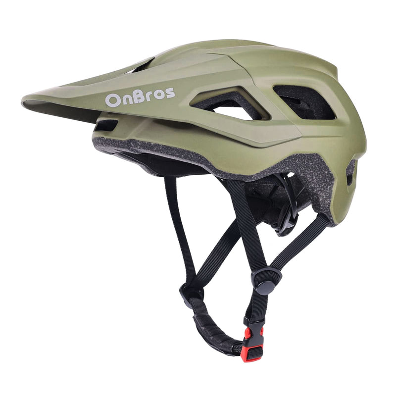 Bike Helmets, OnBros Cycle Helmet Men and Women, Scooter Skateboard MTB BMX Bike Helmet Lightweight, Mountain Bike Helmet with Visor, Bicycle Helmet