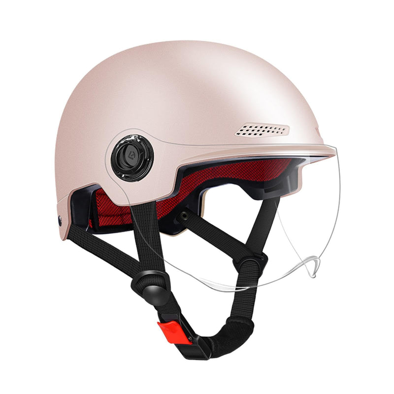 Scooter Helmet For Men And Women | Adults Helmet With Visor | Bikes Cycling Half Helmet | Lightweight Electric Bikes Helmets With Goggle | Retro Open Face Helmet For Scooter