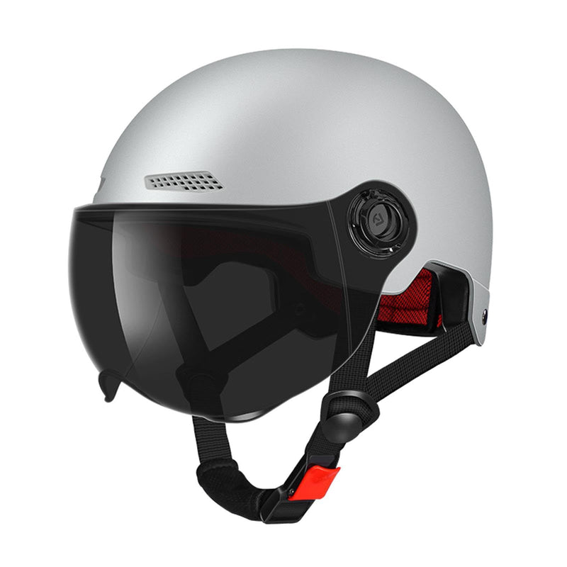 Scooter Helmet For Men And Women | Adults Helmet With Visor | Bikes Cycling Half Helmet | Lightweight Electric Bikes Helmets With Goggle | Retro Open Face Helmet For Scooter