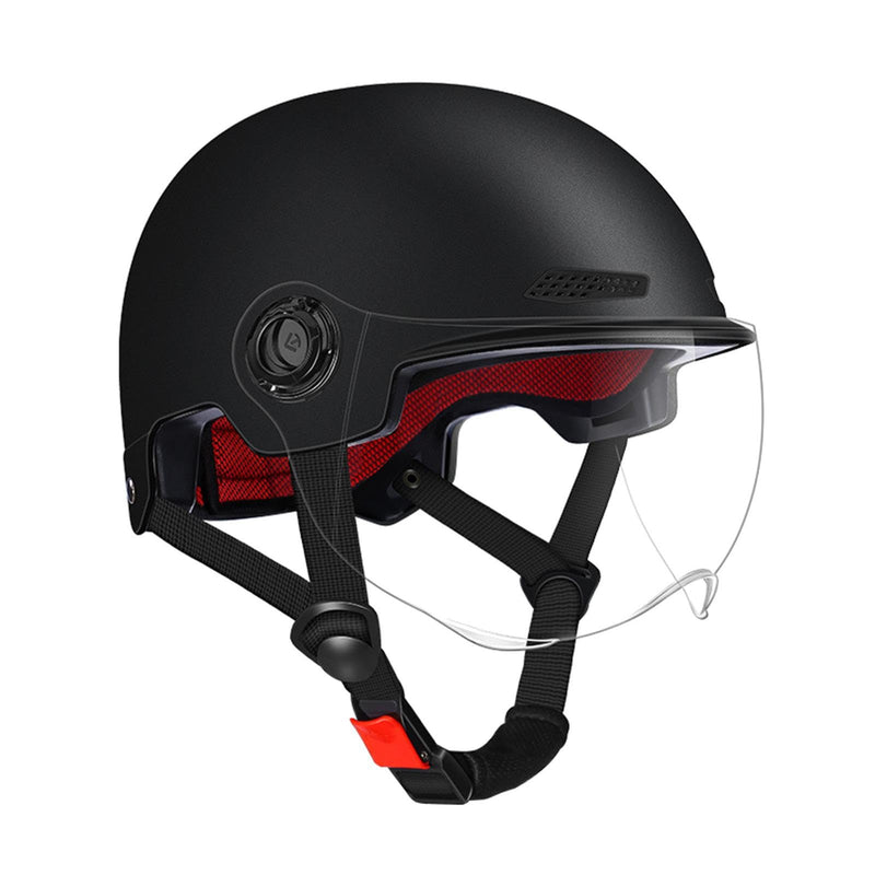 Scooter Helmet For Men And Women | Adults Helmet With Visor | Bikes Cycling Half Helmet | Lightweight Electric Bikes Helmets With Goggle | Retro Open Face Helmet For Scooter