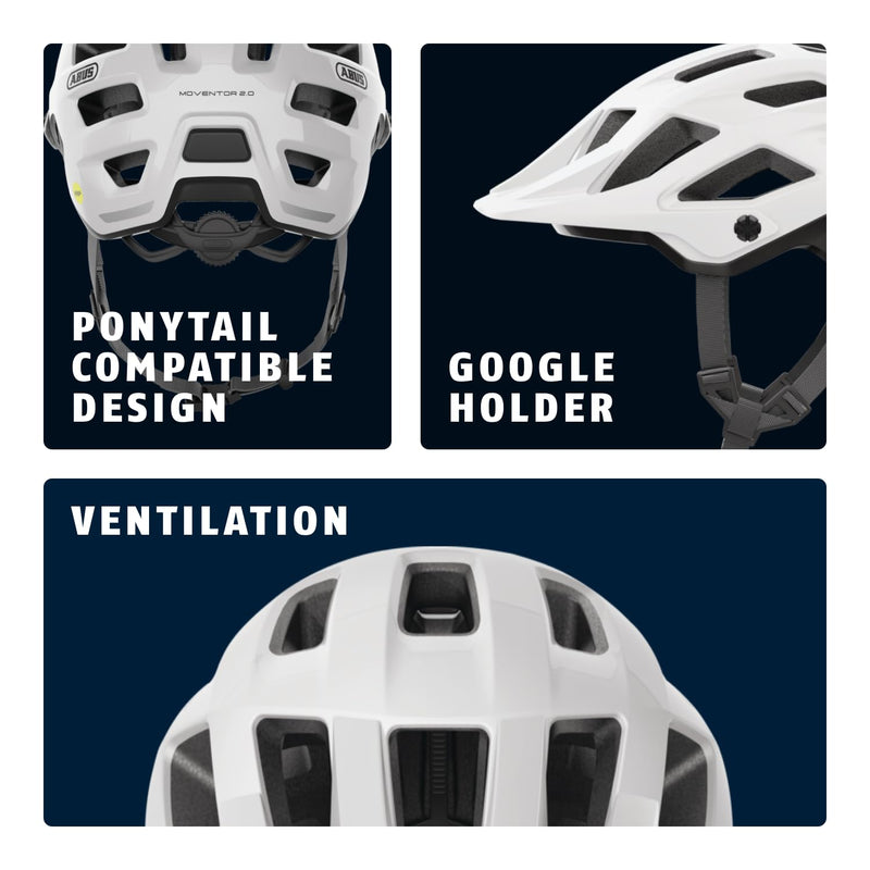 ABUS MTB Helmet Moventor 2.0 MIPS, Impact Protection for Off-Road Use, All-Mountain Helmet, Unisex Adult
