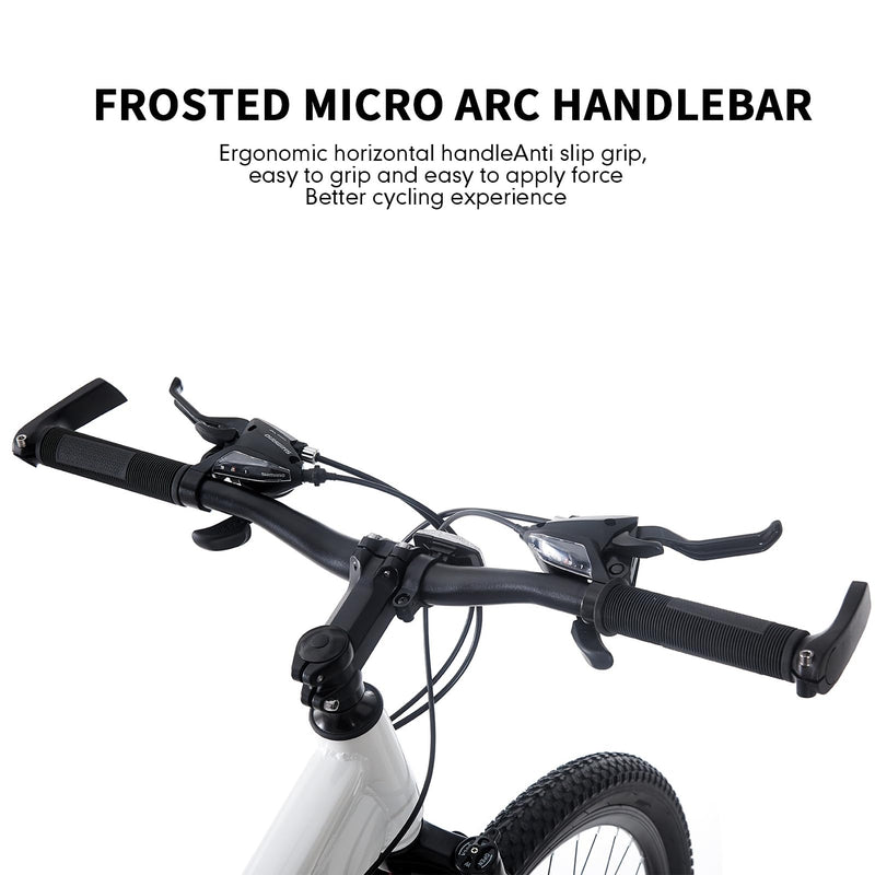 TRIOBLADE 24/26/27.5/29 Inch Mountain Bike 21 Speeds Bike 17.5 Inch Lightweight Aluminium Frame Bicycle for Adult Men Women, Lockout Suspension Fork, Dual Disc Brake