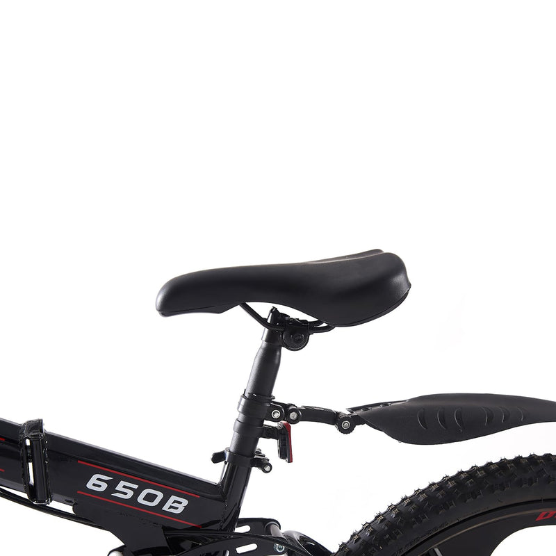 BSTSEL 24 26 27.5Inch Adult Folding Mountain Bike, Dual Suspension Mountain Bikes with 3-Spoke Wheel, 21 Speed Mens and Womens Foldable Mountain Bicycle