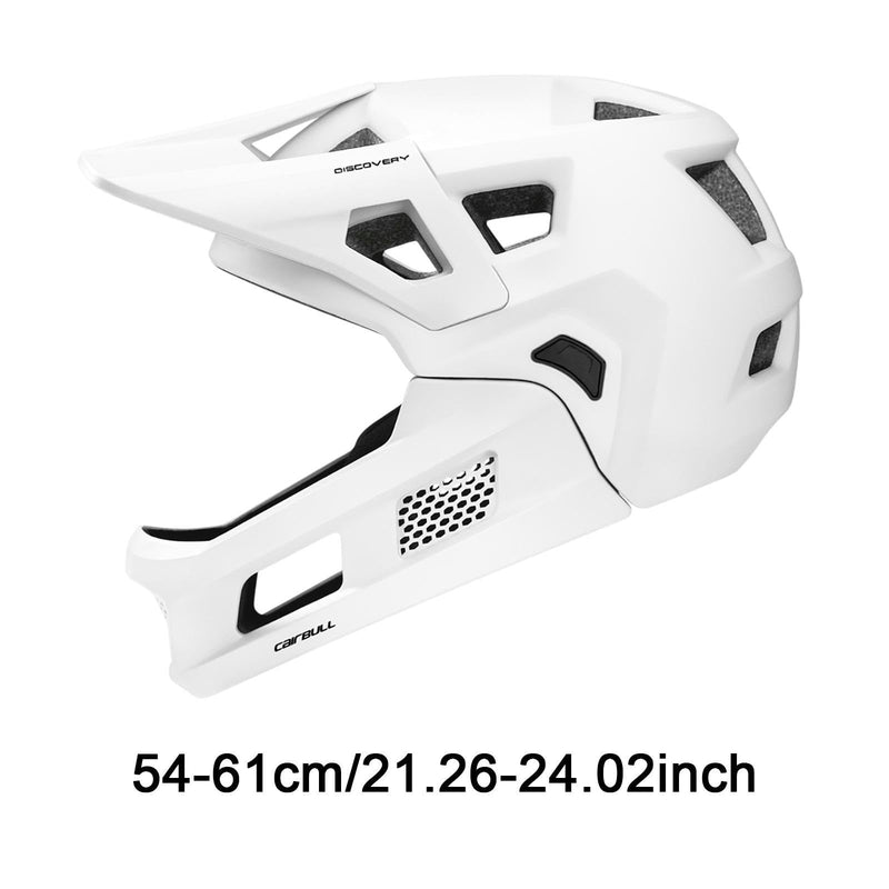 Baoblaze Mountain Bike Helmet Bicycle Helmet for Adults Lightweight with Detachable Chin Pad Gear Breathable Full Face Cycling Helmet