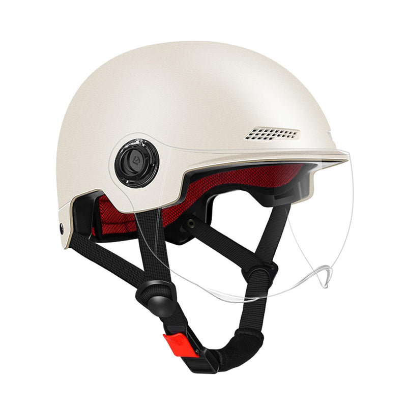 Scooter Helmet For Men And Women | Adults Helmet With Visor | Bikes Cycling Half Helmet | Lightweight Electric Bikes Helmets With Goggle | Retro Open Face Helmet For Scooter