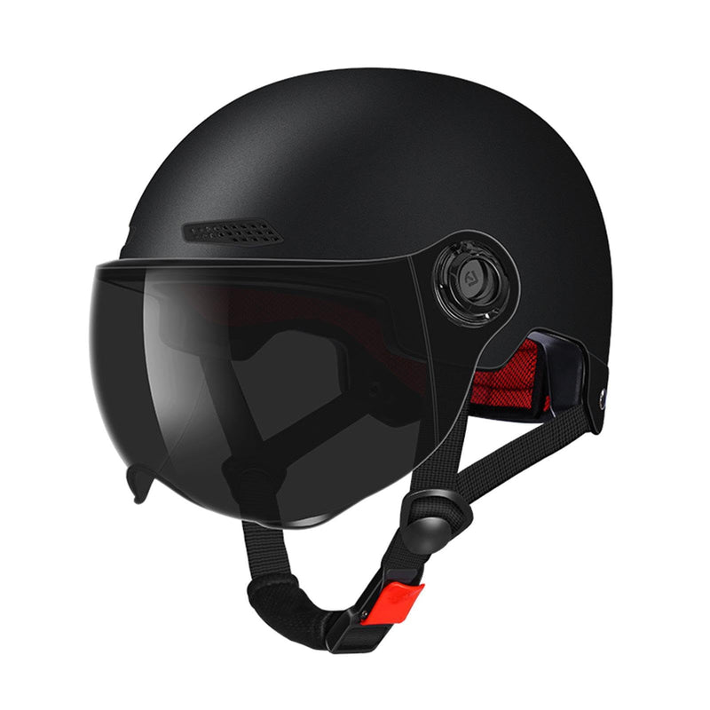 Scooter Helmet For Men And Women | Adults Helmet With Visor | Bikes Cycling Half Helmet | Lightweight Electric Bikes Helmets With Goggle | Retro Open Face Helmet For Scooter