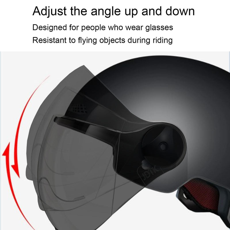 Half Helmet, Lightweight Cycle Helmet With Goggle Sun Visor, Adults Bik E Helmet, Bicyc Le Helmets For Men Women,Highly Protective Half Helmet, Allround Cycling Helmets For Road Ebikes Scooter