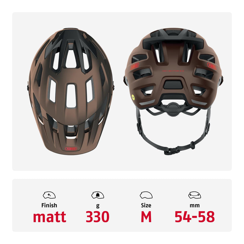ABUS MTB Helmet Moventor 2.0 MIPS, Impact Protection for Off-Road Use, All-Mountain Helmet, Unisex Adult