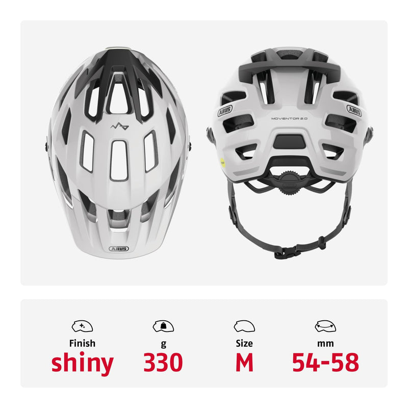 ABUS MTB Helmet Moventor 2.0 MIPS, Impact Protection for Off-Road Use, All-Mountain Helmet, Unisex Adult