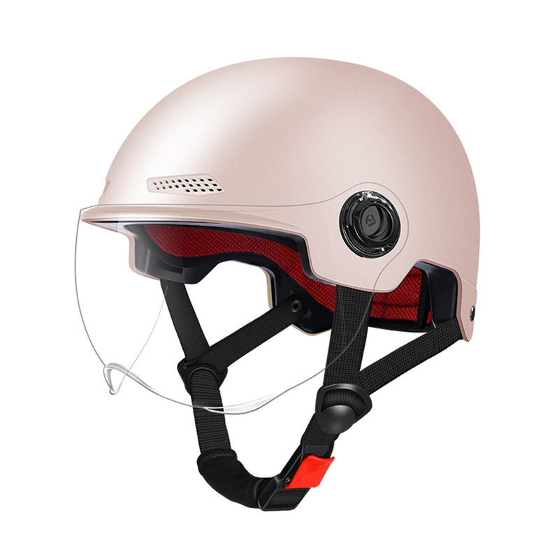 Scooter Helmet For Men And Women | Adults Helmet With Visor | Bikes Cycling Half Helmet | Lightweight Electric Bikes Helmets With Goggle | Retro Open Face Helmet For Scooter
