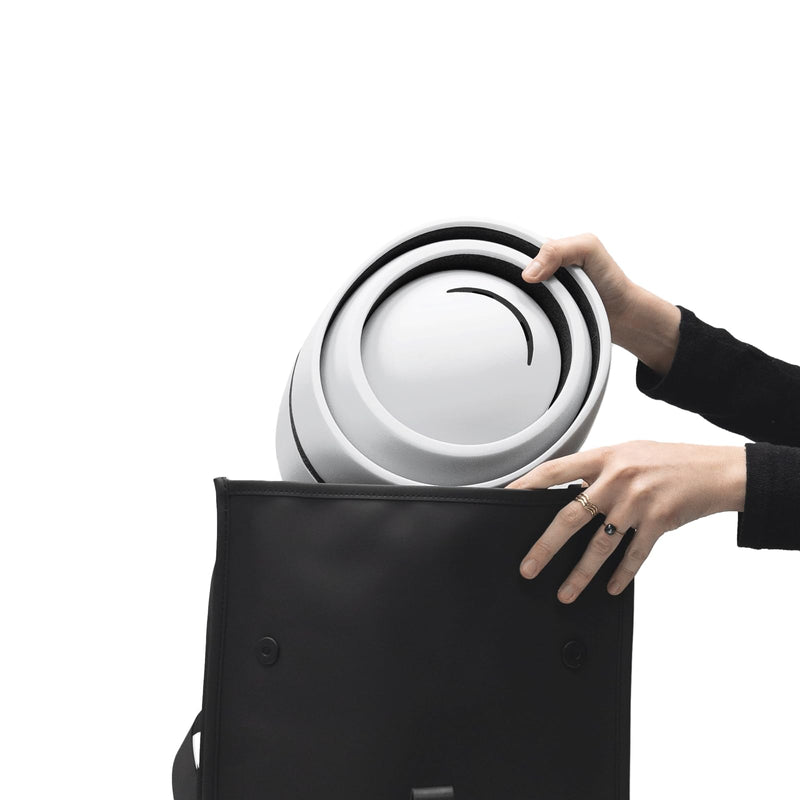 CLOSCA. Foldable helmet. The bike helmet for women and men. Certificate for bicycle, scooter, electric bicycle, inline skates and skateboards.