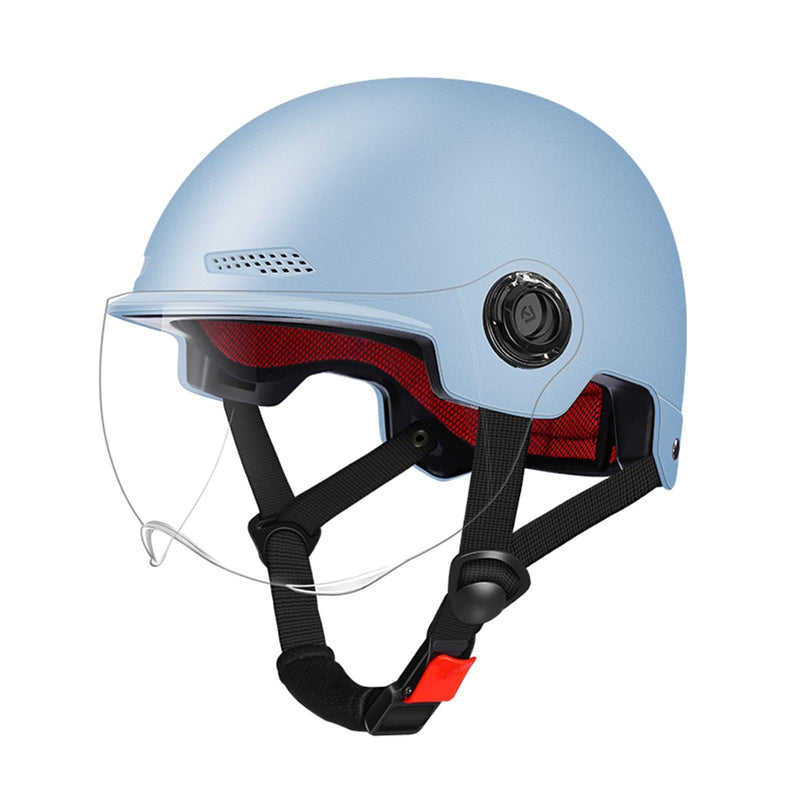 Scooter Helmet For Men And Women | Adults Helmet With Visor | Bikes Cycling Half Helmet | Lightweight Electric Bikes Helmets With Goggle | Retro Open Face Helmet For Scooter