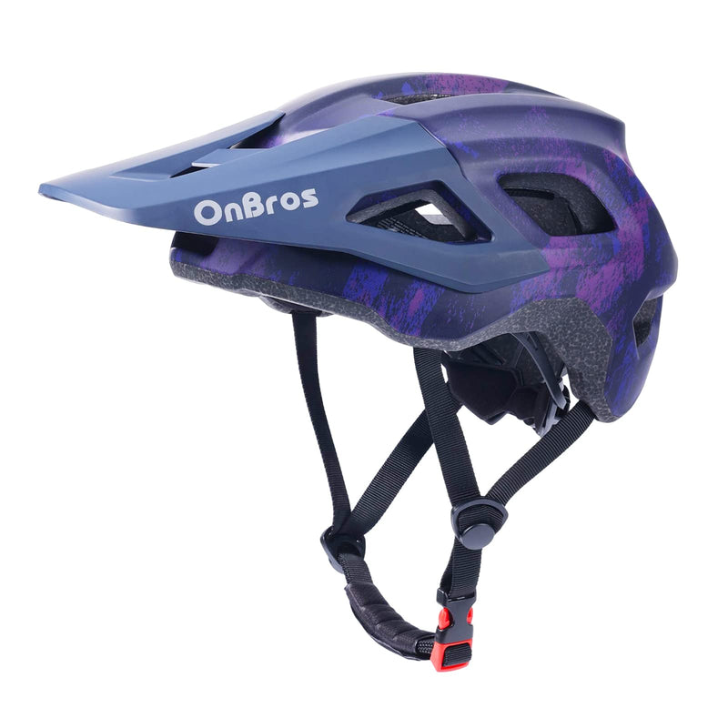 Bike Helmets, OnBros Cycle Helmet Men and Women, Scooter Skateboard MTB BMX Bike Helmet Lightweight, Mountain Bike Helmet with Visor, Bicycle Helmet