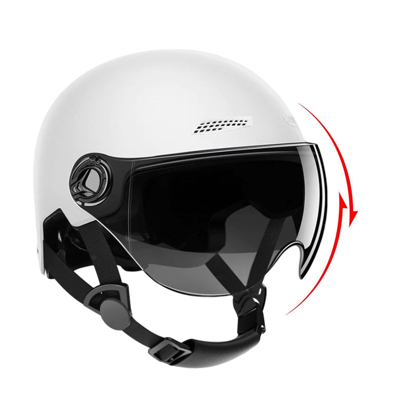 Half Helmet, Lightweight Cycle Helmet With Goggle Sun Visor, Adults Bik E Helmet, Bicyc Le Helmets For Men Women,Highly Protective Half Helmet, Allround Cycling Helmets For Road Ebikes Scooter