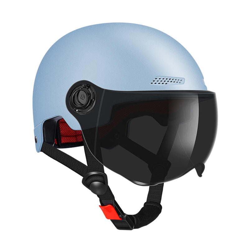 Scooter Helmet For Men And Women | Adults Helmet With Visor | Bikes Cycling Half Helmet | Lightweight Electric Bikes Helmets With Goggle | Retro Open Face Helmet For Scooter
