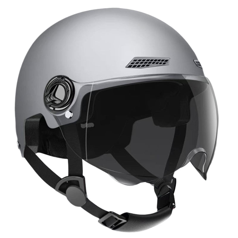 Half Helmet, Lightweight Cycle Helmet With Goggle Sun Visor, Adults Bik E Helmet, Bicyc Le Helmets For Men Women,Highly Protective Half Helmet, Allround Cycling Helmets For Road Ebikes Scooter