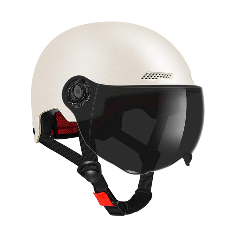 Scooter Helmet For Men And Women | Adults Helmet With Visor | Bikes Cycling Half Helmet | Lightweight Electric Bikes Helmets With Goggle | Retro Open Face Helmet For Scooter