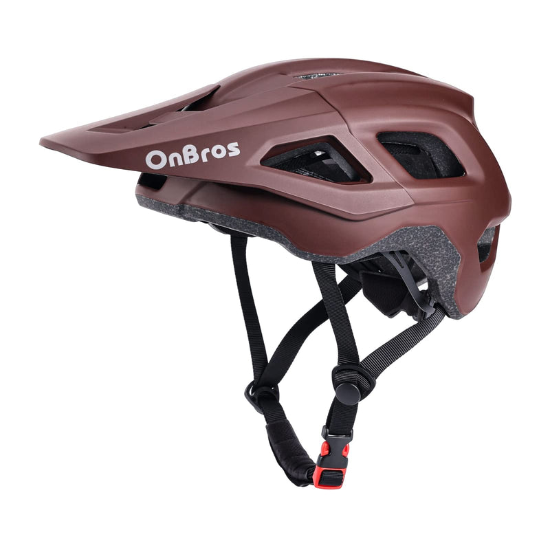 Bike Helmets, OnBros Cycle Helmet Men and Women, Scooter Skateboard MTB BMX Bike Helmet Lightweight, Mountain Bike Helmet with Visor, Bicycle Helmet