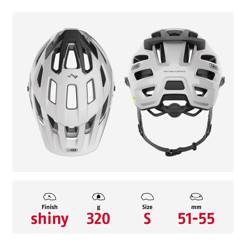 ABUS MTB Helmet Moventor 2.0 MIPS, Impact Protection for Off-Road Use, All-Mountain Helmet, Unisex Adult
