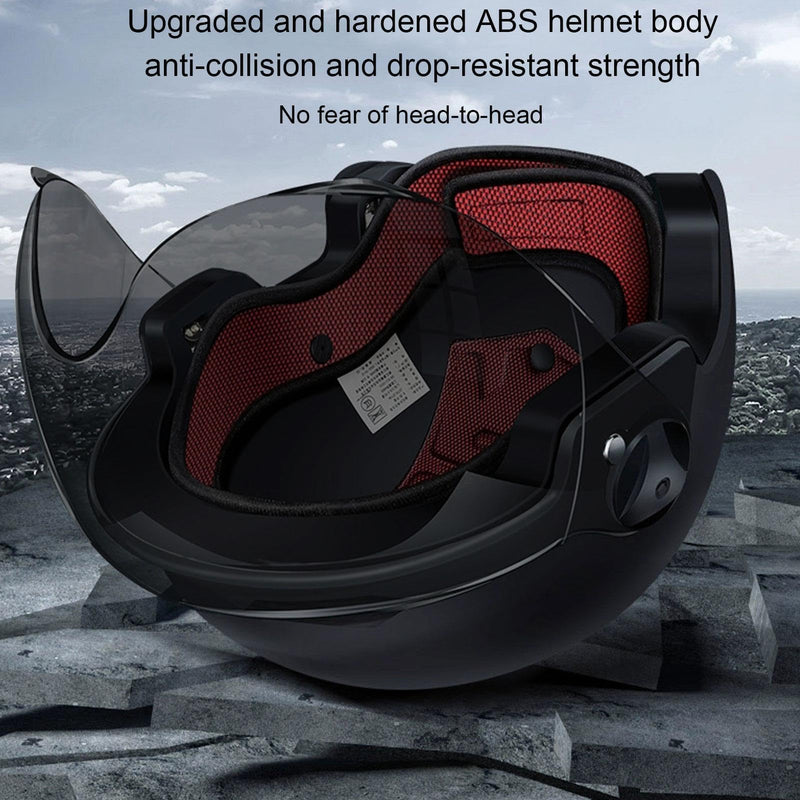 Half Helmet, Lightweight Cycle Helmet With Goggle Sun Visor, Adults Bik E Helmet, Bicyc Le Helmets For Men Women,Highly Protective Half Helmet, Allround Cycling Helmets For Road Ebikes Scooter