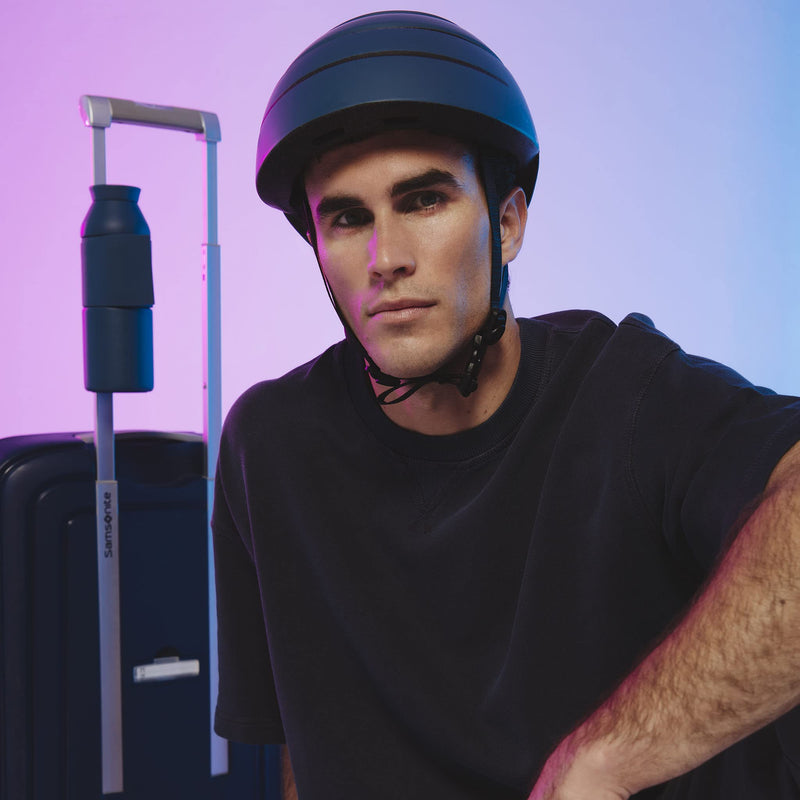 CLOSCA. Foldable helmet. The bike helmet for women and men. Certificate for bicycle, scooter, electric bicycle, inline skates and skateboards.