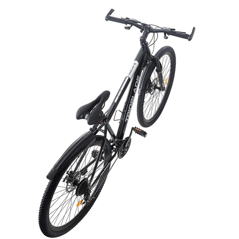 BSTSEL 24/26/27.5/29 Inch Mountain Bike Aluminum Frame with Front Suspension Fork Mountain Bicycle 21 Speeds with Dual Disc-Brake Suitable for Over 18 Years