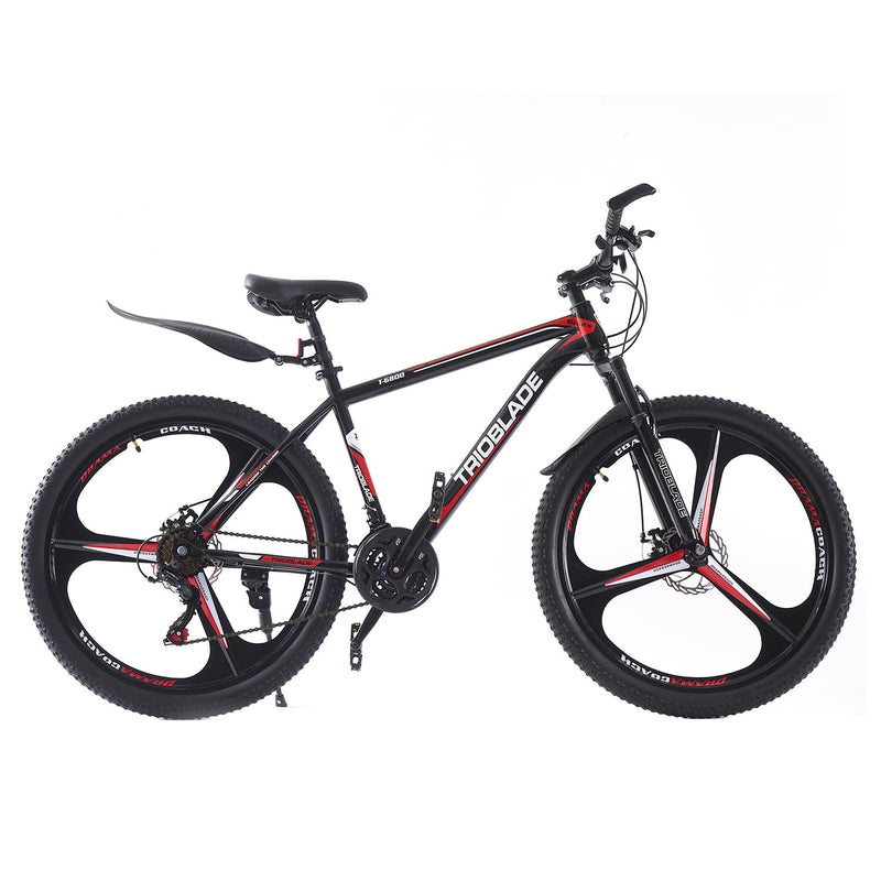 LSBIKE Mountain Bike 24in 26in 27.5In 3/10 Spoke Wheels Bicycle 21 Speed Drivetrain Bike Mountain bicycle for Adult Men Dual Suspension Hardtail Bike Women Sport Cycling