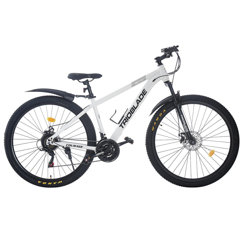 BSTSEL 24/26/27.5/29 Inch Mountain Bike Aluminum Frame with Front Suspension Fork Mountain Bicycle 21 Speeds with Dual Disc-Brake Suitable for Over 18 Years