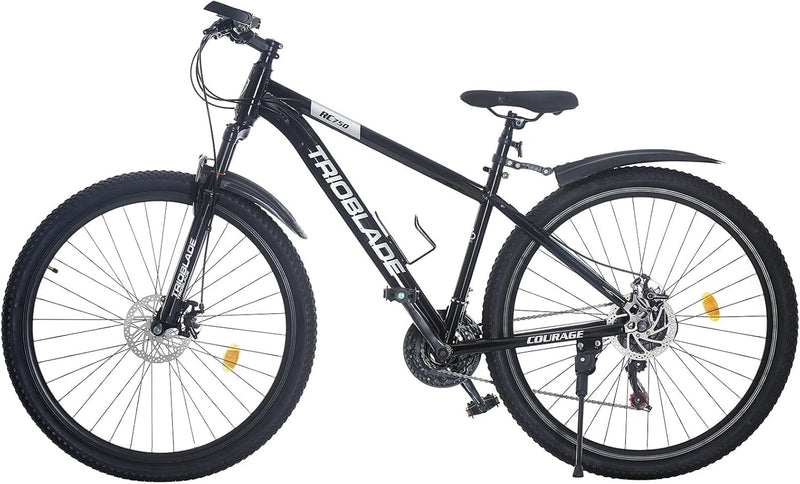 BSTSEL 24/26/27.5/29 Inch Mountain Bike Aluminum Frame with Front Suspension Fork Mountain Bicycle 21 Speeds with Dual Disc-Brake Suitable for Over 18 Years