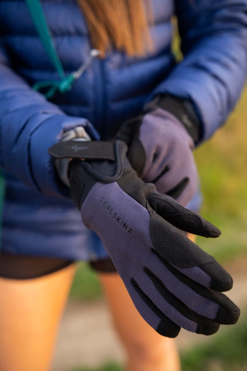 SEALSKINZ | Harling | Unisex Waterproof All Weather Gloves | For Cycling, Outdoor Work | Touch Screen Compatiable | Suede & Merino Wool