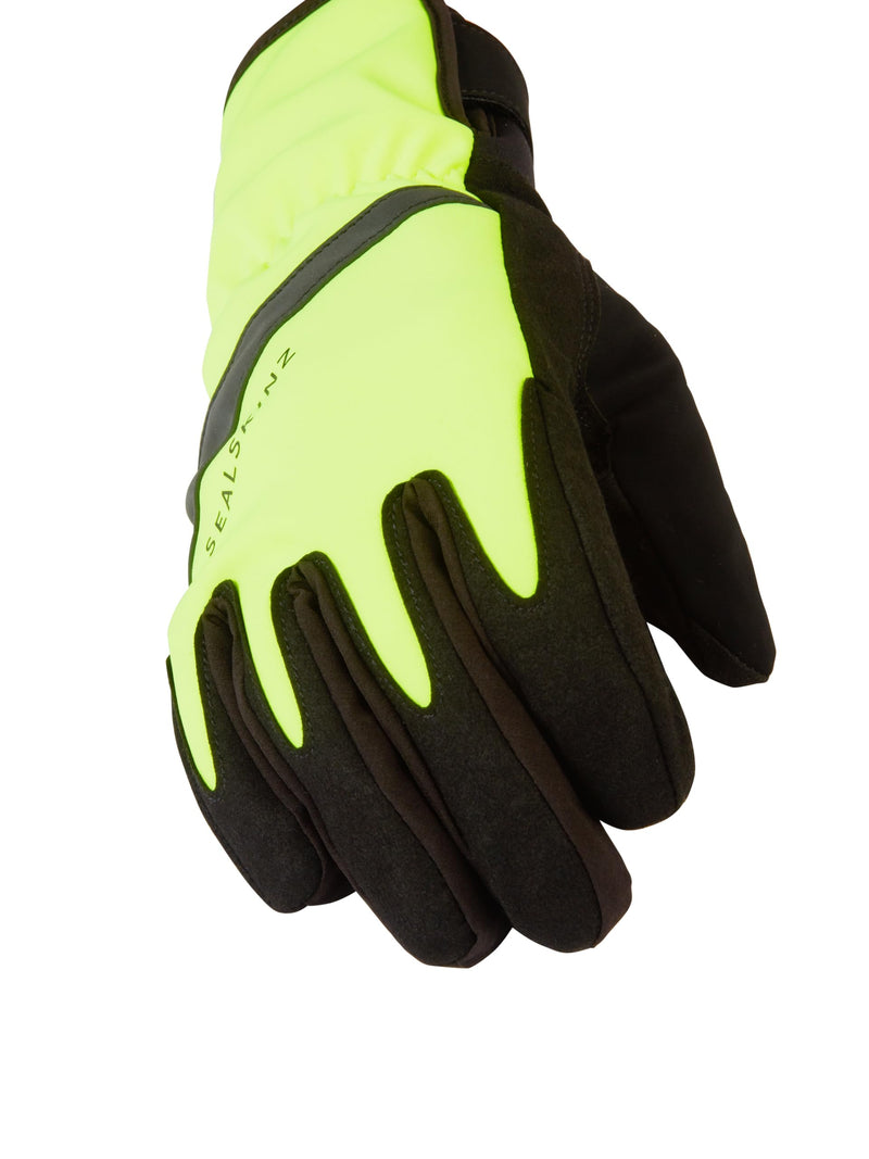 SEALSKINZ | Bodham |Unisex Waterproof All Weather Cycle Glove | Suede Thumb Wiper is Soft on the Face | Cycling & Outdoor Sports | Three-Layer Insulation Technology
