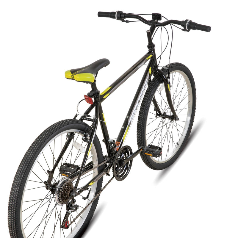 Hiland 24/26 inch Mountain Bike for Youth Adult, 21 Speeds Mountain Bicycle for Men Women with High Carbon Steel Frame, Sport Cycling Youth Adult MTB Bicycle, Black/White