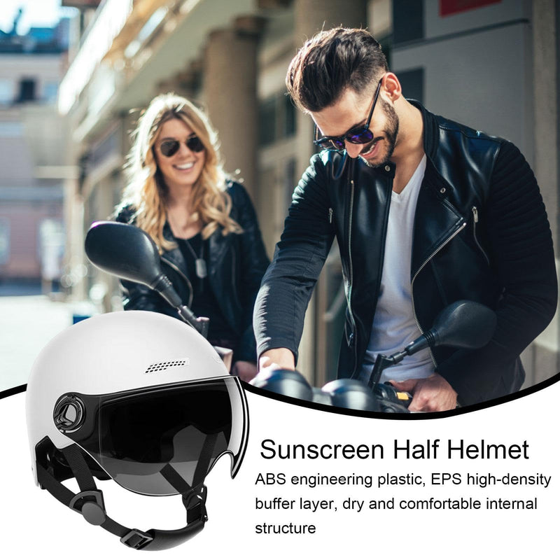 Half Helmet, Lightweight Cycle Helmet With Goggle Sun Visor, Adults Bik E Helmet, Bicyc Le Helmets For Men Women,Highly Protective Half Helmet, Allround Cycling Helmets For Road Ebikes Scooter