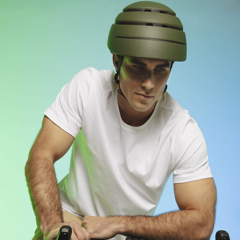 CLOSCA. Foldable helmet. The bike helmet for women and men. Certificate for bicycle, scooter, electric bicycle, inline skates and skateboards.