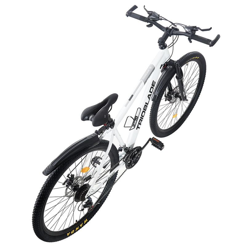 BSTSEL 24/26/27.5/29 Inch Mountain Bike Aluminum Frame with Front Suspension Fork Mountain Bicycle 21 Speeds with Dual Disc-Brake Suitable for Over 18 Years