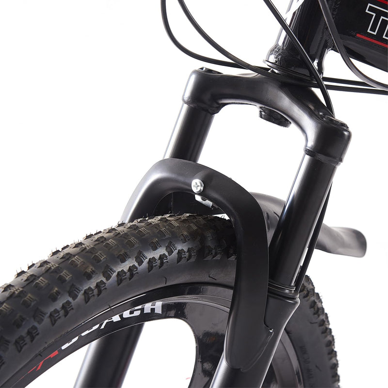 BSTSEL 24 26 27.5Inch Adult Folding Mountain Bike, Dual Suspension Mountain Bikes with 3-Spoke Wheel, 21 Speed Mens and Womens Foldable Mountain Bicycle
