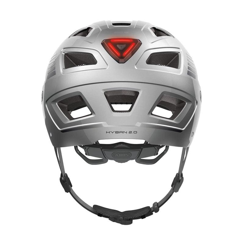 ABUS Hyban 2.0 City Helmet - Durable Bicycle Helmet for Daily Use with ABS Hard Shell - for Women and Men