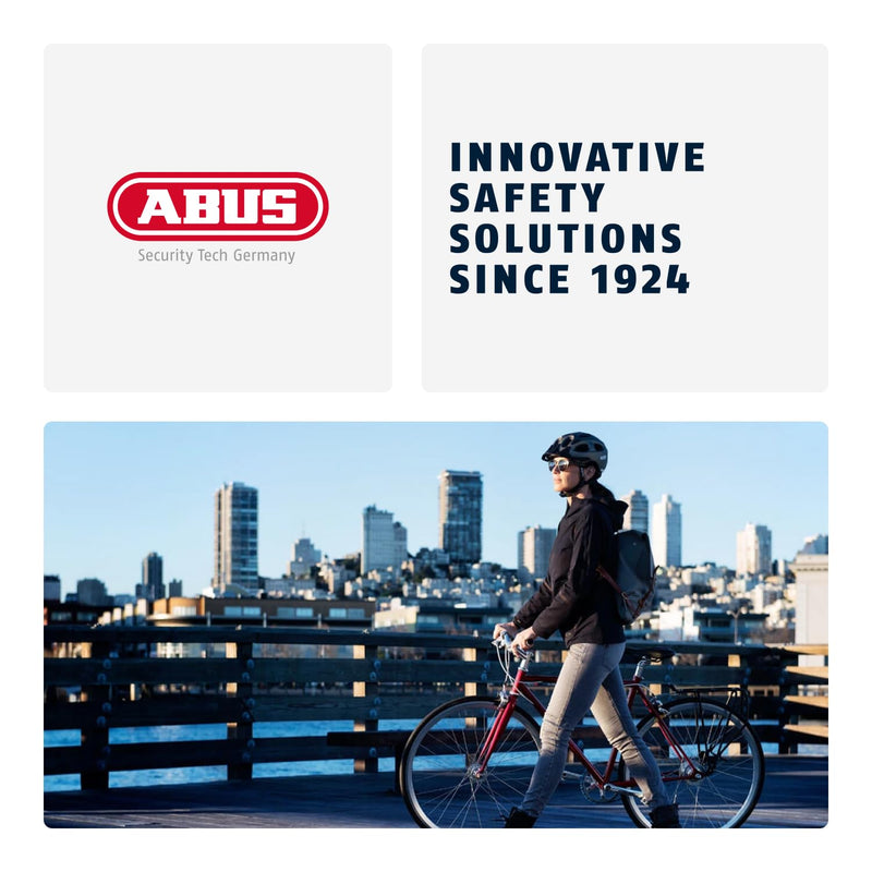 ABUS Hyban 2.0 City Helmet - Durable Bicycle Helmet for Daily Use with ABS Hard Shell - for Women and Men