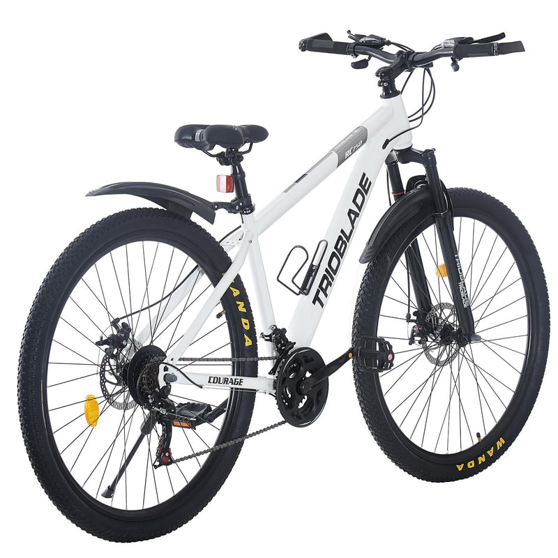 BSTSEL 24/26/27.5/29 Inch Mountain Bike Aluminum Frame with Front Suspension Fork Mountain Bicycle 21 Speeds with Dual Disc-Brake Suitable for Over 18 Years