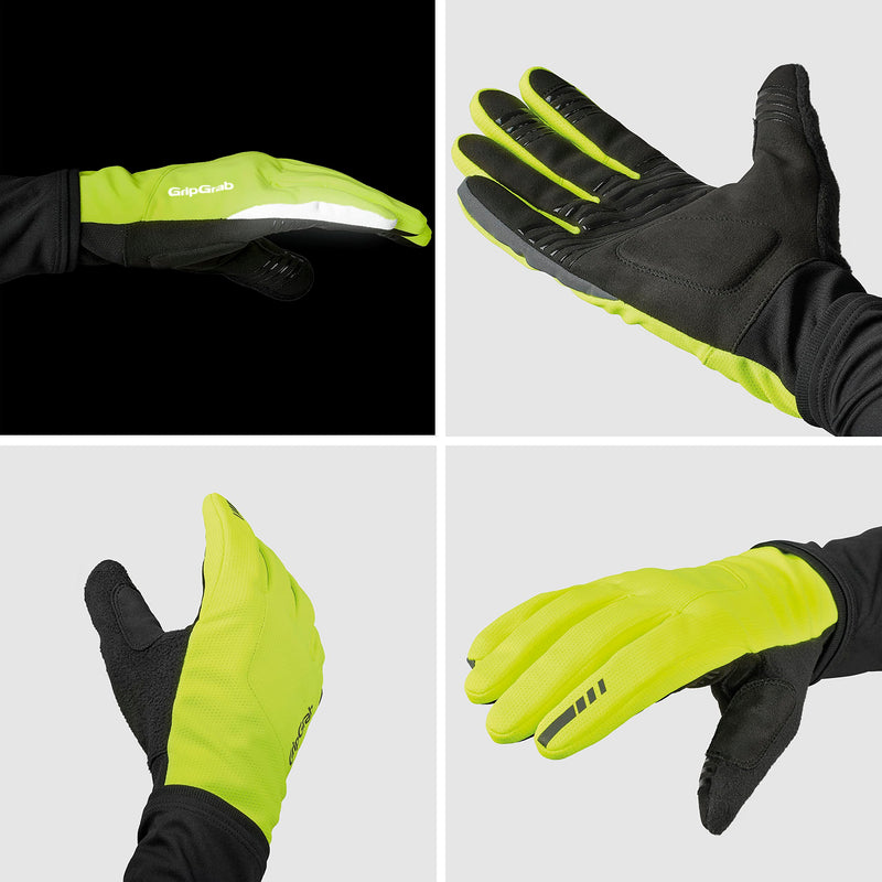 GripGrab Hurricane 2 Windproof Spring-Autumn Cycling Gloves Long Padded Thermal Road MTB Gravel Bike Bicycle Glove