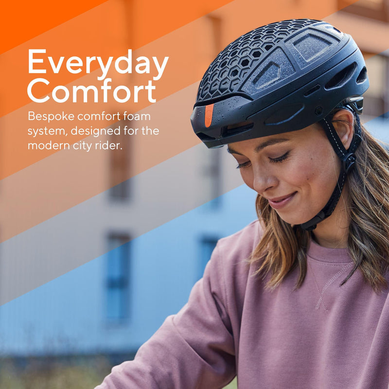 Newlane Foldable Bike Helmet. Compact, Safety-Certified, UK Made Bicycle Helmet for Adults. Ideal for Commuters, Cyclists, and Electric Scooter Riders. Unisex Design for Men and Women.