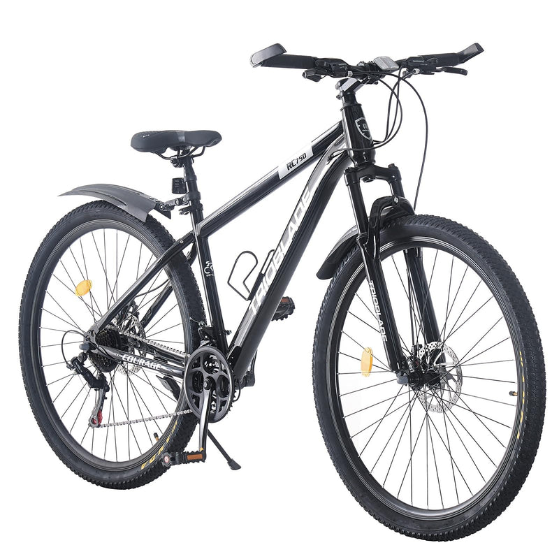 BSTSEL 24/26/27.5/29 Inch Mountain Bike Aluminum Frame with Front Suspension Fork Mountain Bicycle 21 Speeds with Dual Disc-Brake Suitable for Over 18 Years