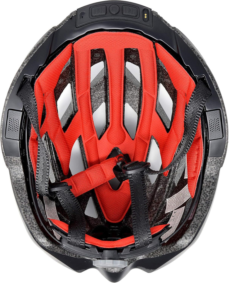 LIVALL BH60SE Smart Bike Bluetooth Cycle Helmet With Wireless Handlebar Remote Control, Black Bicycle Helmet, UK